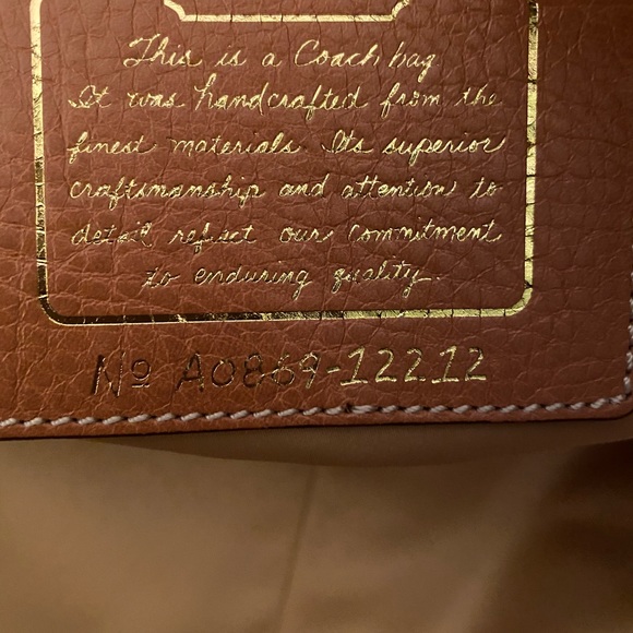 Coach Vintage Applique Signature Tote Bag - Picture 8 of 11